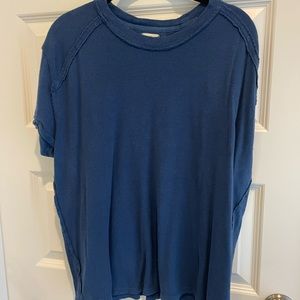 Free people care linen blend BF tee 4 colors